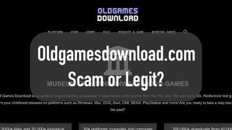 oldgamesdownload legit|Oldgamesdownload Reviews .